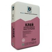 клей de luxe мастерблок 25кг